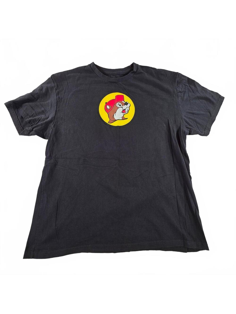 Buc-ee's Men's XL Black Graphic T-Shirt Casual Cotton Streetwear Buc-ees
